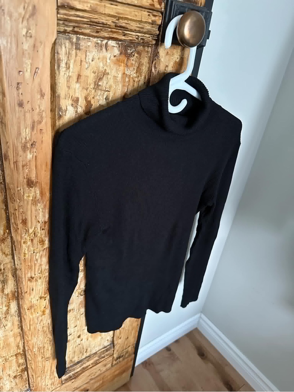 Asics Black and Navy Athletic Top
